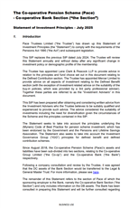 Statement of Investment Principles (SIP)