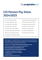 CIS pay date card