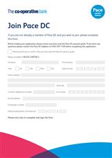 Join Pace DC form